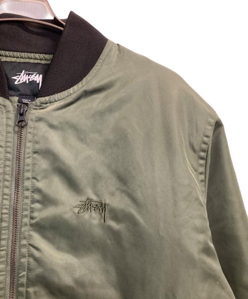 stussy（ステューシー）stussy (ステューシー) フライトジャケット カーキ サイズ:Ｍの古着・服飾アイテム