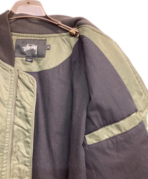stussy（ステューシー）stussy (ステューシー) フライトジャケット カーキ サイズ:Ｍの古着・服飾アイテム