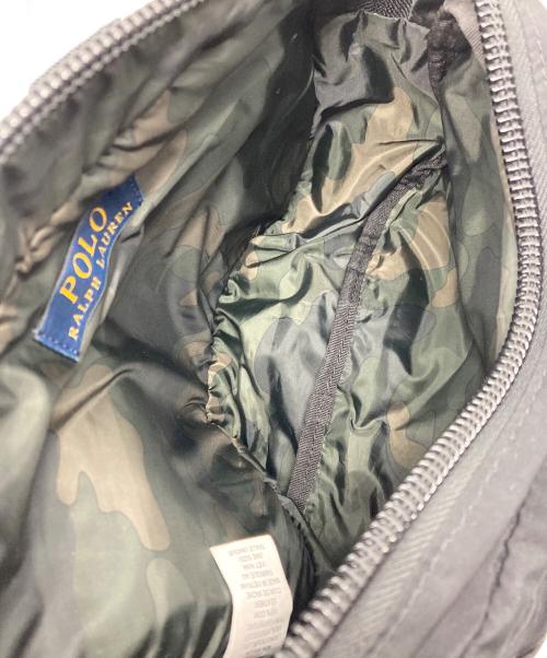 POLO RALPH LAUREN（ポロ・ラルフローレン）POLO RALPH LAUREN (ポロ・ラルフローレン) ナイロンボディバッグ ブラックの古着・服飾アイテム