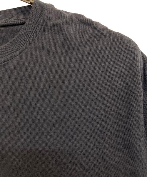 GALERIE VIE（ギャルリーヴィー）GALERIE VIE (ギャルリーヴィー) コットンシルクカノコ ワイドクルーネックTシャツ ブラック サイズ:Fの古着・服飾アイテム