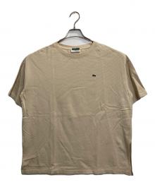 LACOSTE（ラコステ）の古着「オーバーサイズ鹿の子カットソー」｜カーキ