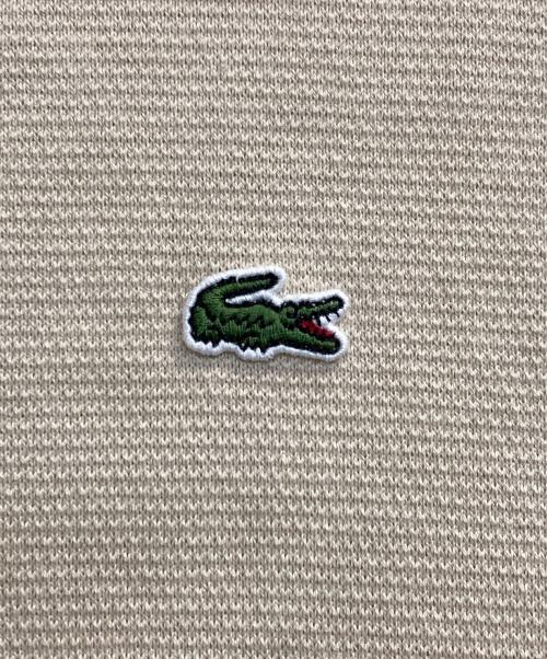 LACOSTE（ラコステ）LACOSTE (ラコステ) オーバーサイズ鹿の子カットソー カーキ サイズ:36の古着・服飾アイテム
