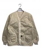 ALPHAアルファ）の古着「キルティングライナージャケット」｜アイボリー