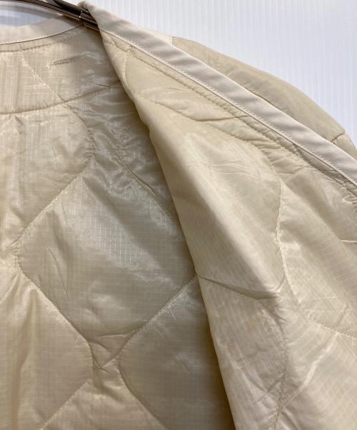 ALPHA（アルファ）ALPHA (アルファ) キルティングライナージャケット アイボリー サイズ:Mの古着・服飾アイテム