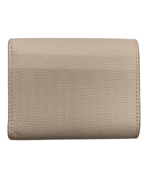 LOEWE（ロエベ）LOEWE (ロエベ) アナグラムトライフォールドコンパクトウォレット アイボリーの古着・服飾アイテム
