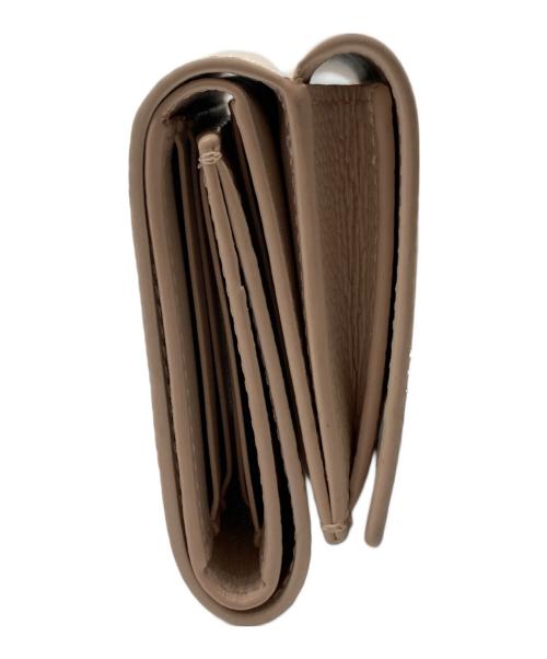 LOEWE（ロエベ）LOEWE (ロエベ) アナグラムトライフォールドコンパクトウォレット アイボリーの古着・服飾アイテム