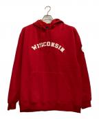 adidasアディダス）の古着「プルオーバーパーカー」｜レッド