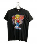 FRUIT OF THE LOOMフルーツオブザルーム）の古着「GIRLプリントTシャツ」｜ブラック