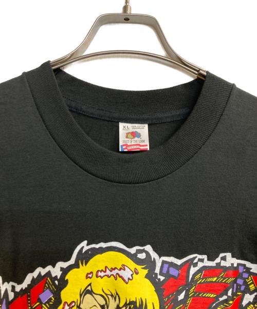 FRUIT OF THE LOOM（フルーツオブザルーム）FRUIT OF THE LOOM (フルーツオブザルーム) GIRLプリントTシャツ ブラック サイズ:ＸＬの古着・服飾アイテム