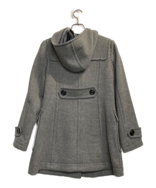 BURBERRY BLUE LABEL（バーバリーロンドンブルーレーベル）BURBERRY BLUE LABEL (バーバリーロンドンブルーレーベル) ダッフルコート グレー サイズ:Ｌの古着・服飾アイテム
