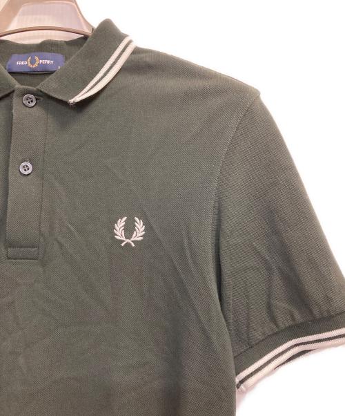 FRED PERRY（フレッドペリー）FRED PERRY (フレッドペリー) ポロシャツ グリーン サイズ:Ｓの古着・服飾アイテム