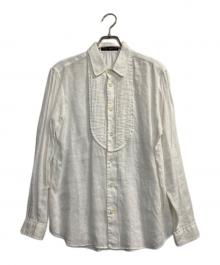 ISSEY MIYAKE（イッセイミヤケ）の古着「ピンタックリネンシャツ」｜ホワイト