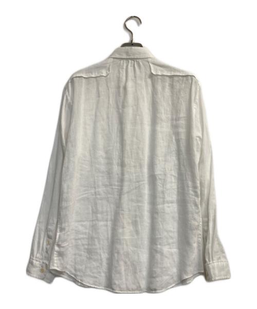 ISSEY MIYAKE（イッセイミヤケ）ISSEY MIYAKE (イッセイミヤケ) ピンタックリネンシャツ ホワイト サイズ:1の古着・服飾アイテム