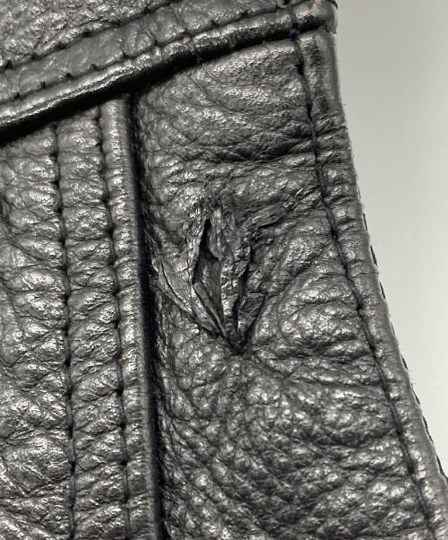 HOT LEATHERS（ホットレザーズ）HOT LEATHERS (ホットレザーズ) レザーベスト ブラック サイズ:XSの古着・服飾アイテム