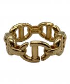 Diorディオール）の古着「CD NAVY RING」｜ゴールド