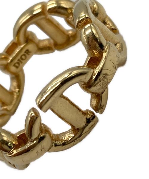 Dior（ディオール）Dior (ディオール) CD NAVY RING ゴールド サイズ:9号の古着・服飾アイテム