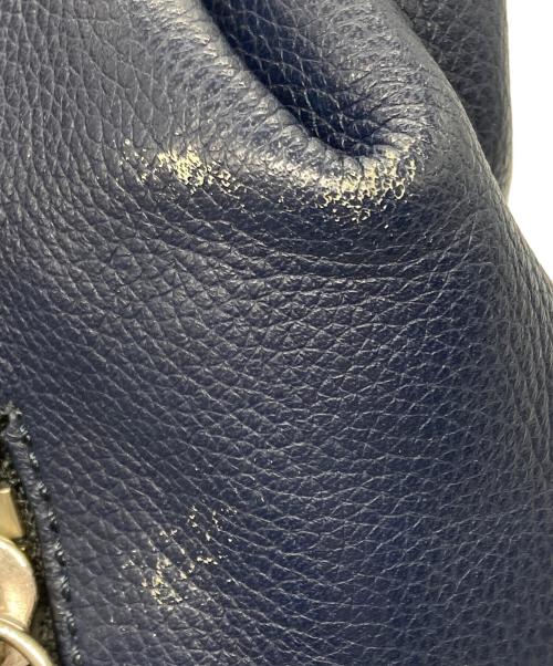 COACH（コーチ）COACH (コーチ) レザーボディーバッグ ネイビーの古着・服飾アイテム