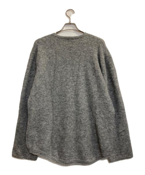ETRE TOKYO（エトレトウキョウ）ETRE TOKYO (エトレトウキョウ) ラウンドヘムクルーネックニットプルオーバー グレー サイズ:ＦＲＥＥの古着・服飾アイテム