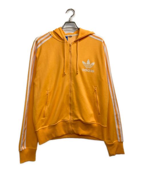 adidas（アディダス）adidas (アディダス) ジップアップジャケット オレンジ サイズ:Ｌの古着・服飾アイテム