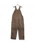 CarHartt (カーハート) ダブルニーダックオーバーオール ブラウン サイズ:38：10000円