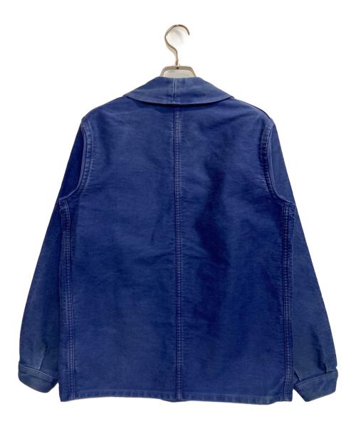 VETVOR（ー）VETVOR (ー) フレンチワークジャケット ブルー サイズ:記載なし(実寸サイズ参考)の古着・服飾アイテム