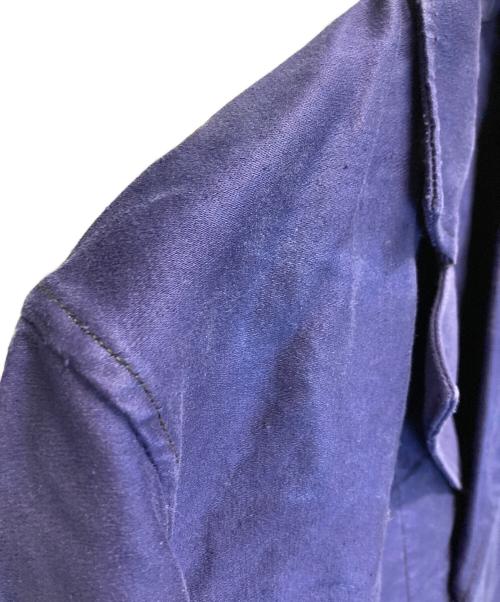 le mont rouge（ル・モン・ルージュ）le mont rouge (ル・モン・ルージュ) モールスキンテーラードジャケット ネイビー サイズ:記載なし(実寸サイズ参考)の古着・服飾アイテム