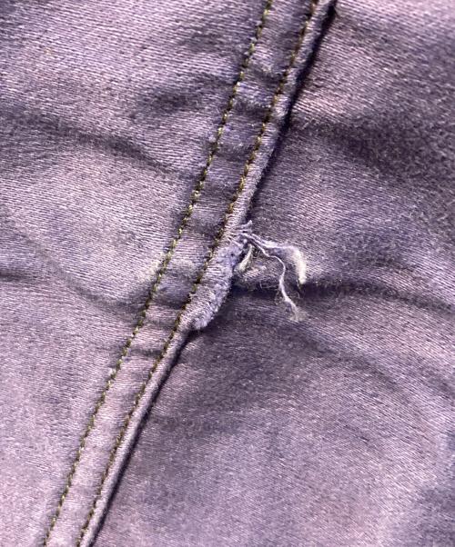 le mont rouge（ル・モン・ルージュ）le mont rouge (ル・モン・ルージュ) モールスキンテーラードジャケット ネイビー サイズ:記載なし(実寸サイズ参考)の古着・服飾アイテム