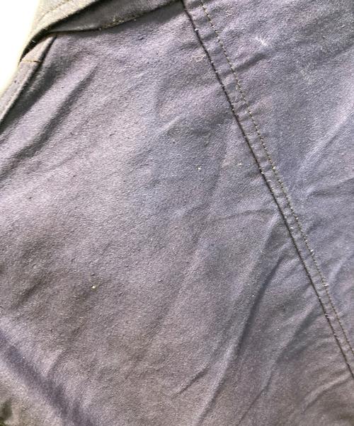 le mont rouge（ル・モン・ルージュ）le mont rouge (ル・モン・ルージュ) モールスキンテーラードジャケット ネイビー サイズ:記載なし(実寸サイズ参考)の古着・服飾アイテム