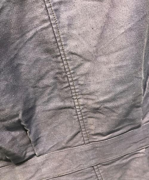 le mont rouge（ル・モン・ルージュ）le mont rouge (ル・モン・ルージュ) モールスキンテーラードジャケット ネイビー サイズ:記載なし(実寸サイズ参考)の古着・服飾アイテム