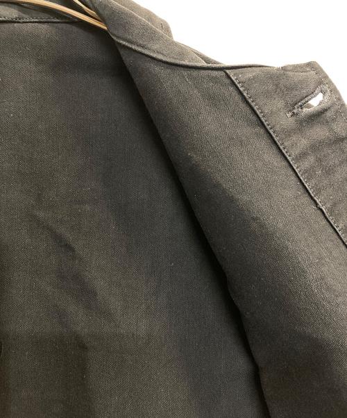 不明（不明）不明 (フメイ) ヴィンテージフレンチワークジャケット ブラック サイズ:記載なし(実寸サイズ参考)の古着・服飾アイテム