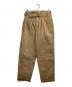 COMOLI（コモリ）の古着「ベルテッドパンツ」｜カーキ