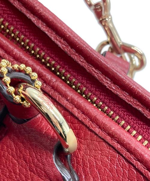 COACH（コーチ）COACH (コーチ) 2WAYバッグ レッドの古着・服飾アイテム