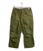 WINFIELD MFGウィンフィールド）の古着「M-65フィールドカーゴパンツ」｜グリーン