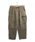 BLURHMS（ブラームス）の古着「Wash Linen 5P Easy Pants」｜ベージュ