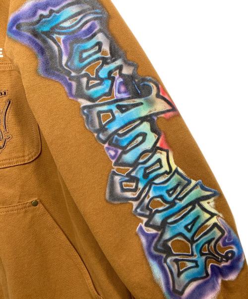 X-LARGE（エクストララージ）X-LARGE (エクストララージ) SHIRT KING PHADE グラフィティワークジャケット カーキ サイズ:Ⅼの古着・服飾アイテム