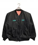 X-LARGE×IT'S A LIVINGエクストララージ×）の古着「リバーシブルフライトジャケット」｜レッド×ブラック