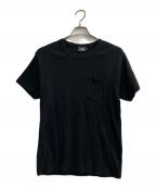 Hysteric Glamourヒステリックグラマー）の古着「ガール&トランプバックプリントTシャツ」｜ブラック