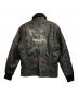DIESEL (ディーゼル) ハンドペイントG-1レザージャケット ブラック×ブラウン サイズ:M：18000円