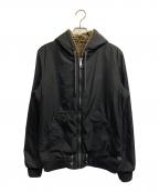 DIESELディーゼル）の古着「裏ボアボンバージャケット」｜ブラック