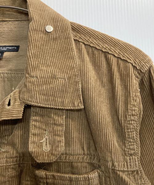 Engineered Garments（エンジニアド ガーメンツ）Engineered Garments (エンジニアードガーメンツ) コーデュロイトラッカージャケト ブラウン サイズ:Sの古着・服飾アイテム