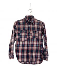 Engineered Garments（エンジニアド ガーメンツ）の古着「チェックシャツ」｜ネイビー×レッド