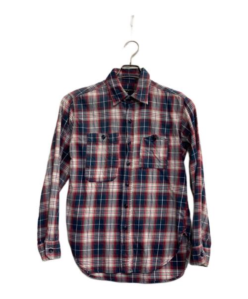 Engineered Garments（エンジニアド ガーメンツ）Engineered Garments (エンジニアド ガーメンツ) チェックシャツ ネイビー×レッド サイズ:ＸＳの古着・服飾アイテム