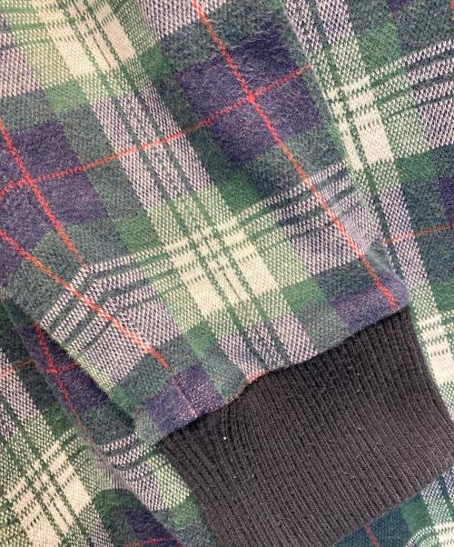 FRED PERRY（フレッドペリー）FRED PERRY (フレッドペリー) ジップシャツジャケット ネイビー×グリーン サイズ:Mの古着・服飾アイテム