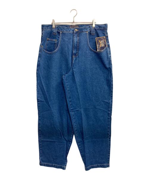 KARL KANI（カールカナイ）KARL KANI (カールカナイ) ロゴプレートバギーデニムパンツ インディゴ サイズ:40の古着・服飾アイテム