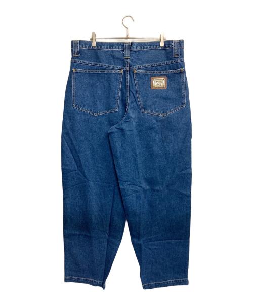 KARL KANI（カールカナイ）KARL KANI (カールカナイ) ロゴプレートバギーデニムパンツ インディゴ サイズ:40の古着・服飾アイテム