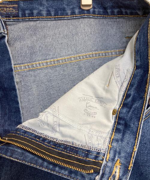 KARL KANI（カールカナイ）KARL KANI (カールカナイ) ロゴプレートバギーデニムパンツ インディゴ サイズ:40の古着・服飾アイテム