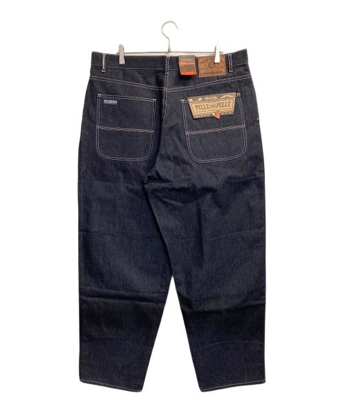 pellepelle（ペレペレ）pellepelle (ペレペレ) バギーデニムパンツ インディゴ サイズ:40の古着・服飾アイテム