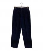 COMME des GARCONS HOMMEコムデギャルソン オム）の古着「コーデュロイタックパンツ」｜ネイビー
