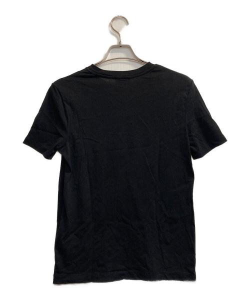 DIESEL（ディーゼル）DIESEL (ディーゼル) ワンポイントカットソー ブラック サイズ:Ｍの古着・服飾アイテム