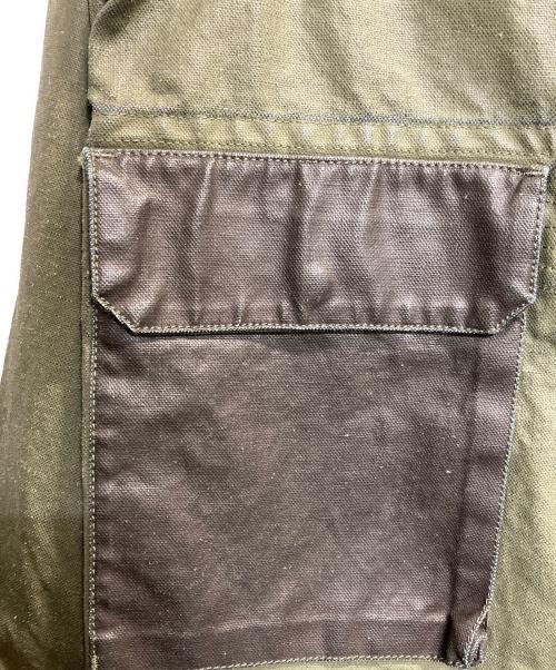 DIESEL（ディーゼル）DIESEL (ディーゼル) D-CORU-SP/コーティングデニムジャケット グリーン サイズ:Sの古着・服飾アイテム